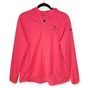 Nike Ritz Carlton Kapalua Women's Shield Wind Jacket Pink SIZE XL Full Zip NEW
